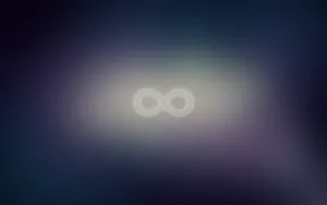 Infinity Symbol Blurry Wallpaper