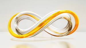 Infinity Symbol Gold Silver Wallpaper