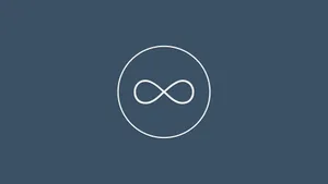 Infinity Symbol Outline Wallpaper