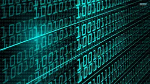 Information Technology Binary Matrix Wallpaper