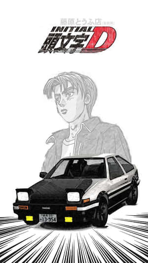 Initial D Phone Japanese Manga Poster Wallpaper