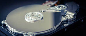 Innovative Technology: Close-up Shot Of A Computer Hard Drive Wallpaper