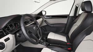 Inside Car Grey Outside View Wallpaper