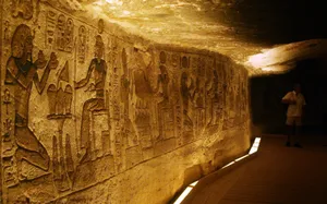 Inside The Great Temple Of Abu Simbel Wallpaper