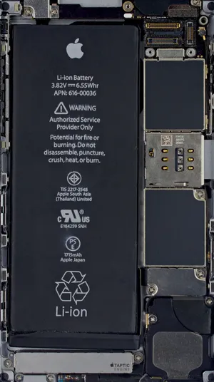 Inside View Of A Mobile Phone Wallpaper