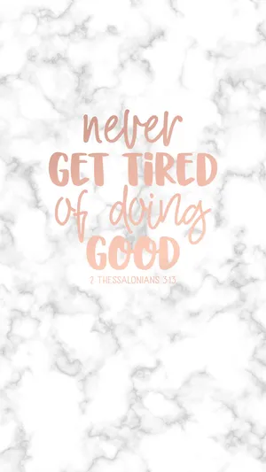Inspirational Marble Background Quote Wallpaper