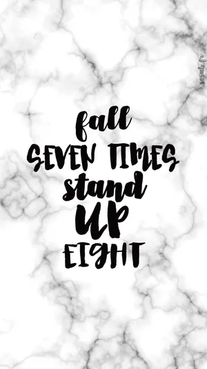 Inspirational Quote On White Marble Wallpaper