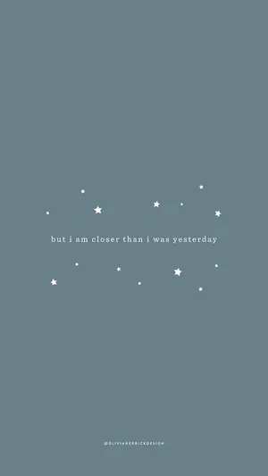 Inspirational Quote Stars Background Wallpaper