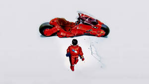 Inspired By Akira, An Aerial View Of A Motorcycle Race Wallpaper
