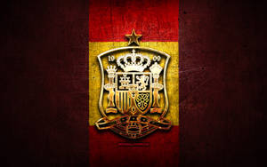 Inspiring Strength And Unity - The Logo Of Spain National Football Team Wallpaper