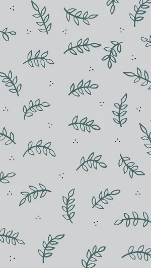 Instagram Story Foliage Doodle Wallpaper