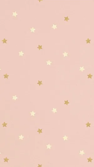 Instagram Story Gold Star Pattern Wallpaper