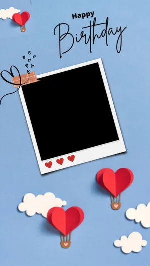 Instagram Story Happy Birthday Template Wallpaper