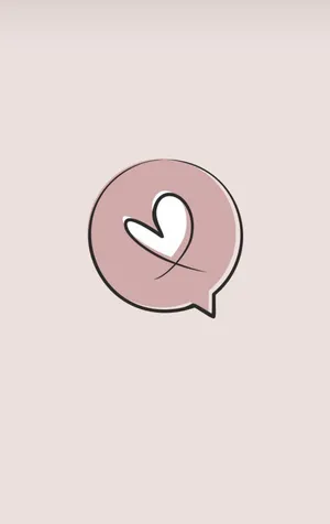Instagram Story Speech Bubble Heart Wallpaper