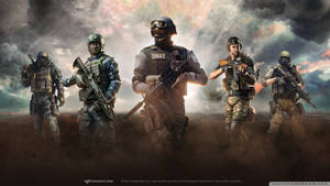 Intense Action In Crossfire Game Wallpaper