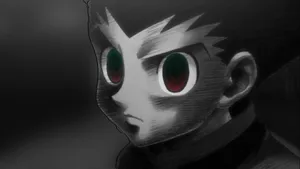 Intense_ Anime_ Character_ Glare Wallpaper