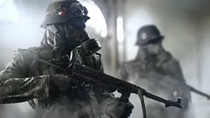 Intense Battlefield 5 Combat Scene Wallpaper