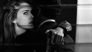 Intense Black And White Spy Drama Wallpaper