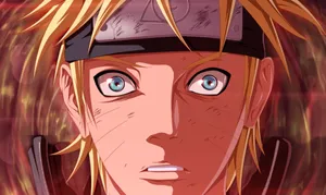 Intense Naruto Close Up Wallpaper