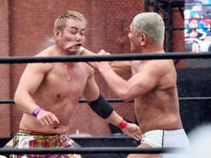 Intense_ Pro_ Wrestling_ Match Wallpaper