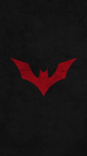 Intense Red Batman Logo Wallpaper
