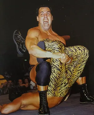 Intense Wrestling Match Action Wallpaper