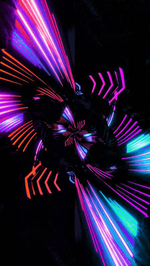 Interactive Led Kaleidoscope Wallpaper