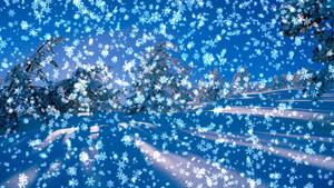 Interactive Snowscape Wallpaper