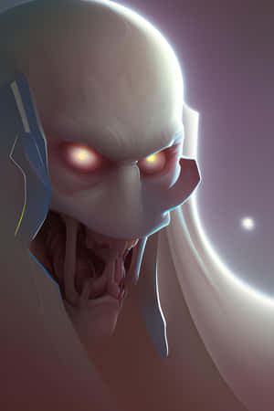 Intimidating Alien Portrait Wallpaper