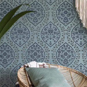 Intricate And Traditional Wall Pattern In Isfahan Wallpaper