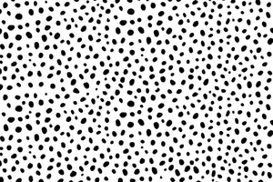 Intricate Black Dots Pattern Wallpaper