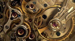 Intricate Watch Mechanism Closeup Wallpaper