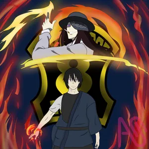 Intriguing Joker Of Fire Force - A Blend Of Mystery And Power Wallpaper