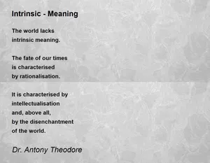 Intrinsic Meaning By Anthony Theodore Wallpaper