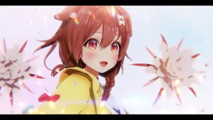 Inugami Korone, The Living Moe Anthropomorphism Mascot Wallpaper