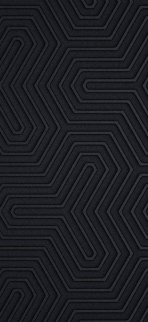 Iphone 11 Black Geometric Wallpaper