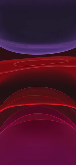 Iphone 11 Pro Red And Purple Circles Wallpaper