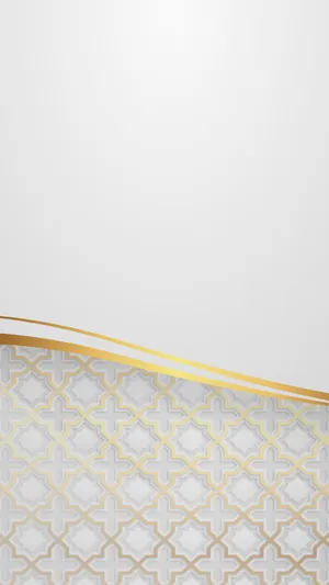 Iphone 12 Pro Max Gold Arabesque Wallpaper