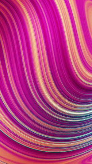 Iphone 8 Red Wavy Lines Wallpaper