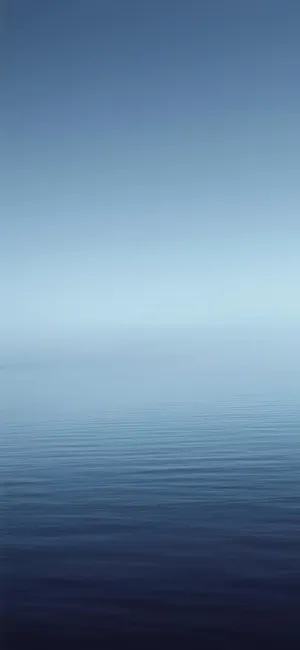 Iphone X Original Blue Sea Wallpaper