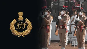 Ips Logo With Police Officers Wallpaper