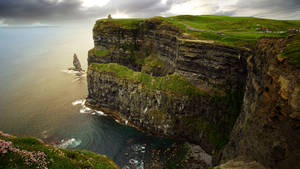 Ireland Scenic Cliffs Of Moher Wallpaper