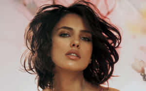 Irina Shayk Stunning In A Designer Evening Gown Wallpaper