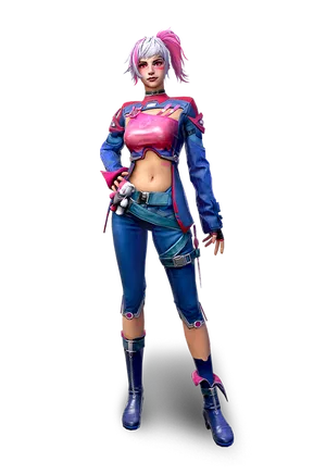 Iris As Free Fire Character Wallpaper