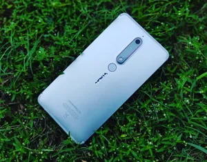 Iron Blue Nokia 6.1 Rear Wallpaper