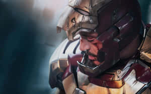 Iron Man Battle Damage Close Up Wallpaper