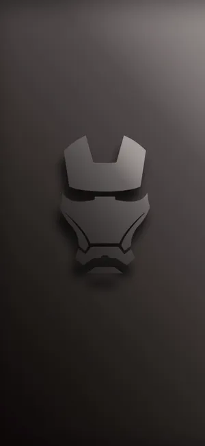 Iron Man Head Logo Marvel Iphone X Wallpaper