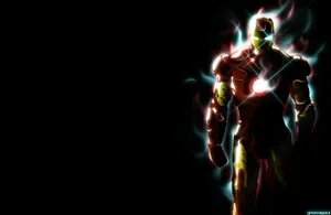Iron Man In The Dark Wallpaper