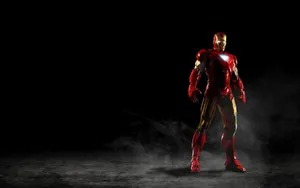 Iron Man2 Armored Hero Stance Wallpaper