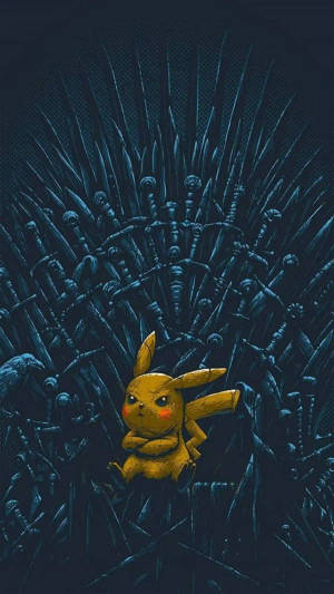 Iron Throne Pikachu Iphone Wallpaper
